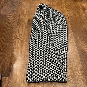 J. Crew Black and White Infinity Scarf